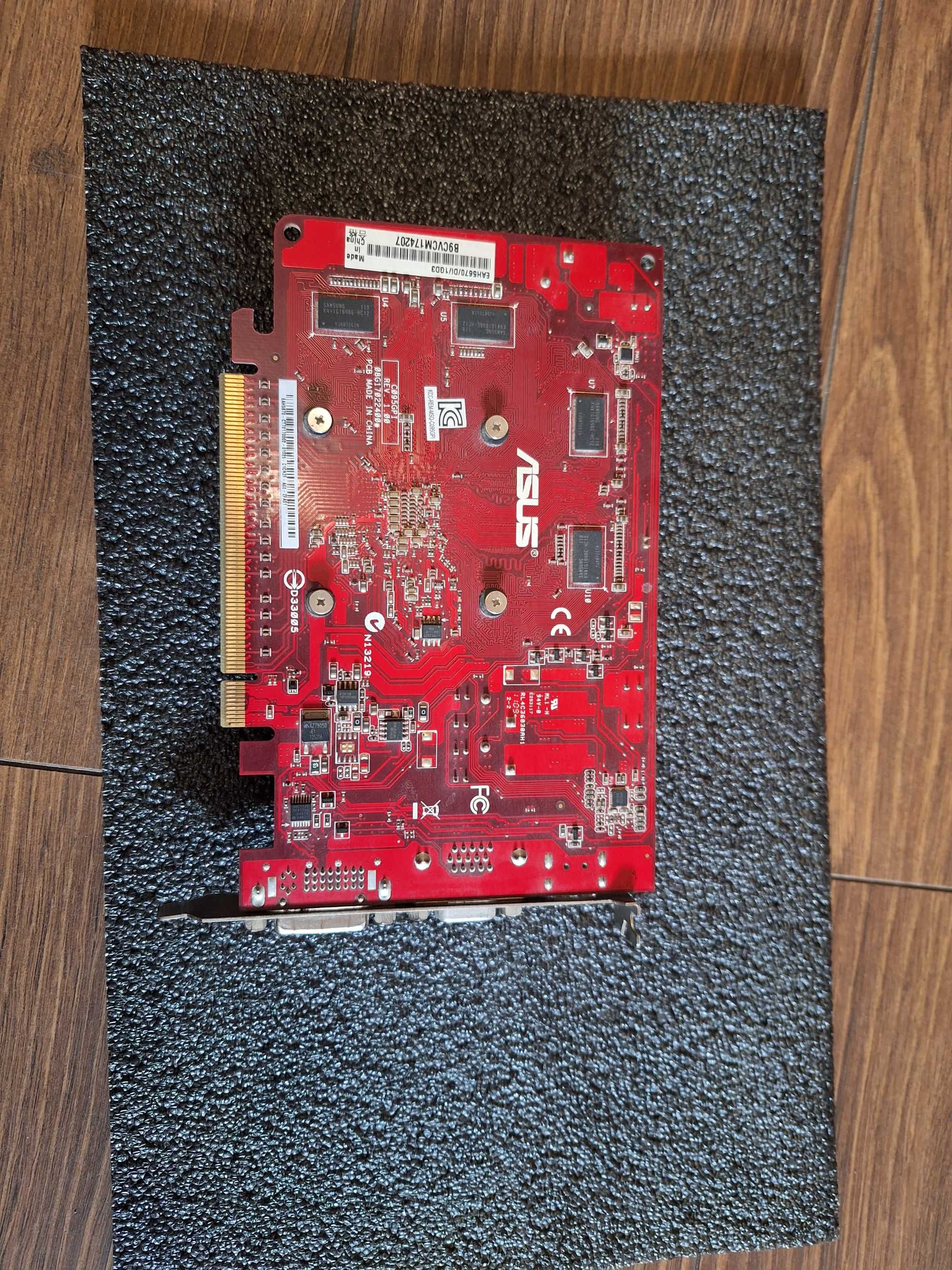 Відеокарта Asus PCI-Ex Radeon HD5670 1024MB GDDR3 (128bit) (775/1600)