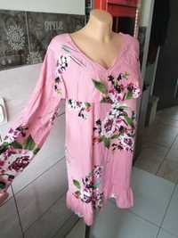 Piękna sukienka w kwiaty Vila roz. L