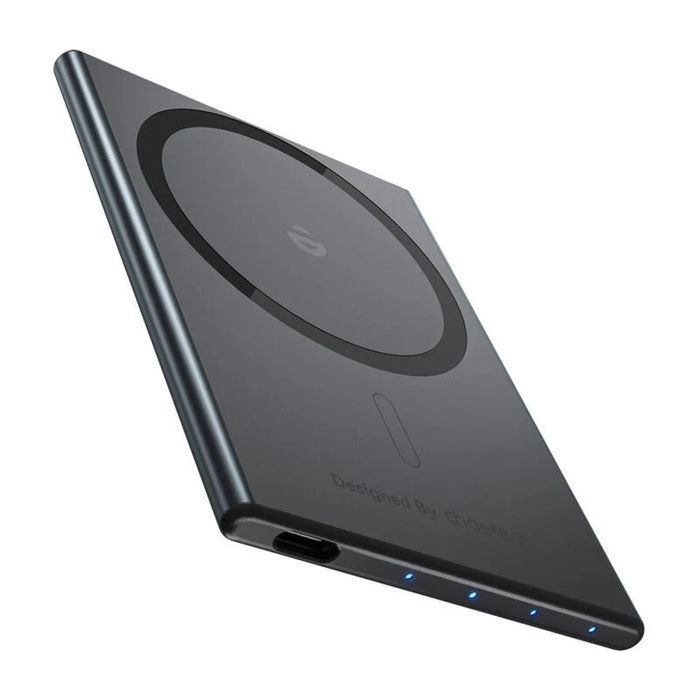 Powerbank Magnetyczny Choetech Black 2000mAh Cienki 5W Czarny
