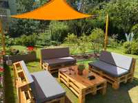 Poduszki wodoodporne ogrodowe na meble z palet ZESTAW 6 szt (3 ławki)