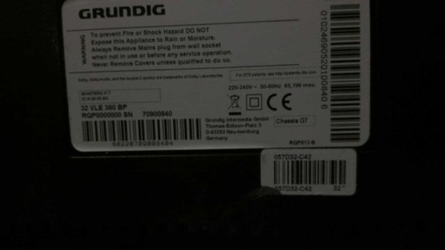 Telewizor LED Smart tv Grundig 32 cale VLE 360 BP