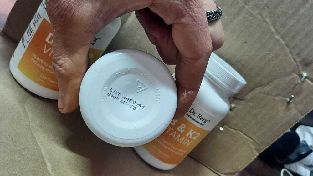 Вітаміни D3k3 5000/10000 тис мє dr.Berg