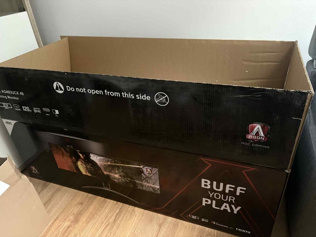 Monitor AOC Agon AG493UCX 49" 5120x1440px 120Hz 1 ms Curved