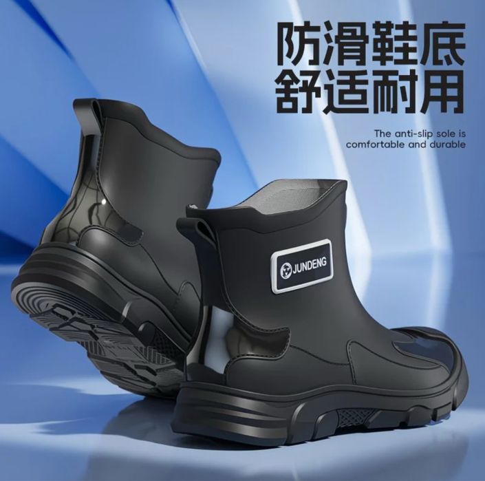 Сапоги резинові теплі, з вставками 40-41 розмір