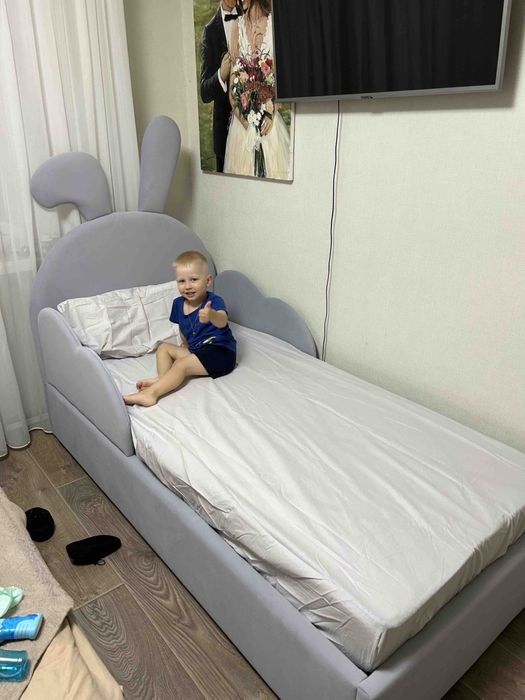 Дитяче ліжко, підліткове ліжко, мяке ліжко для дитини 90/190