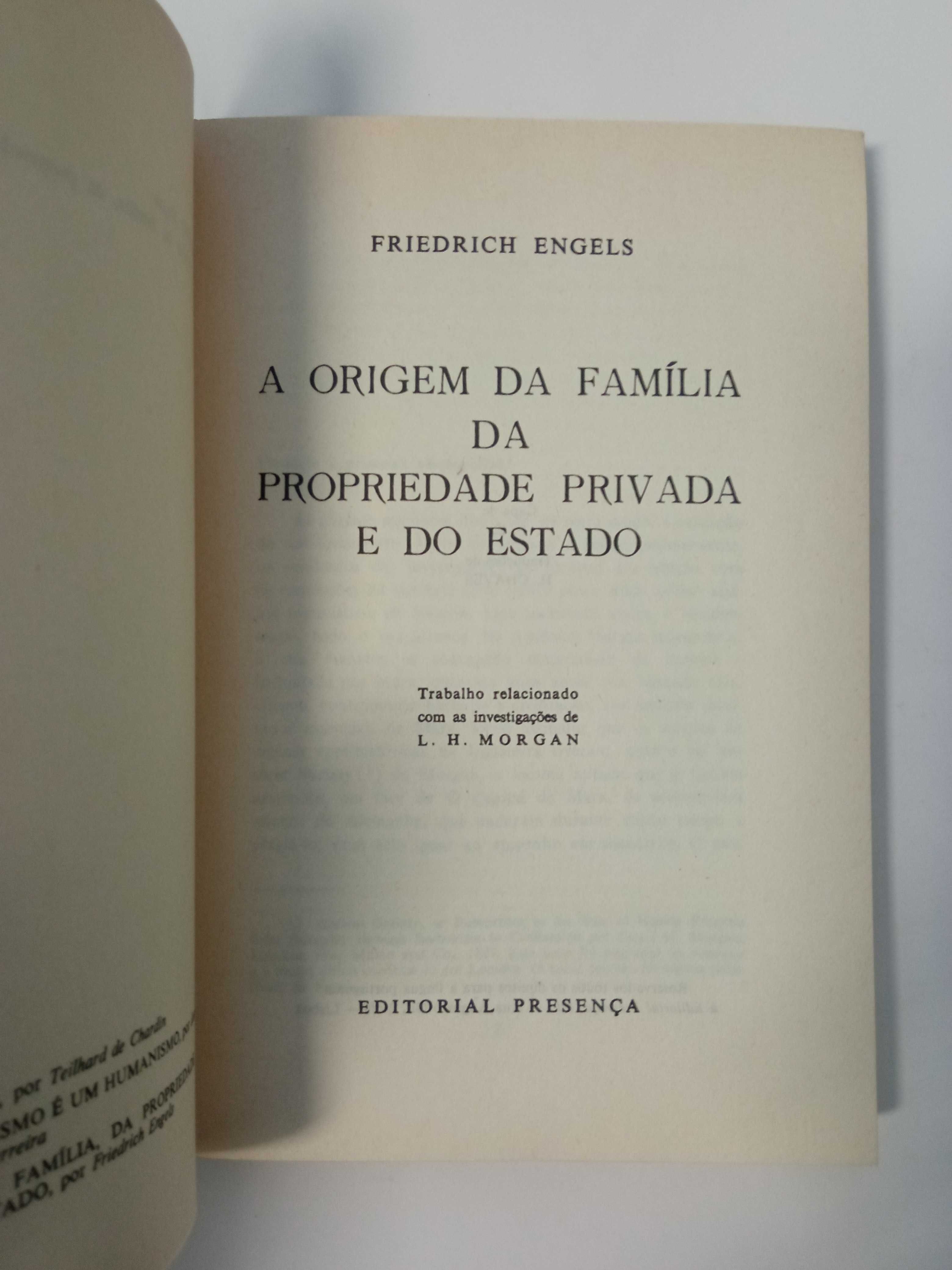 A Origem da Família da Propriedade e do Estado, de Friedrich Engels