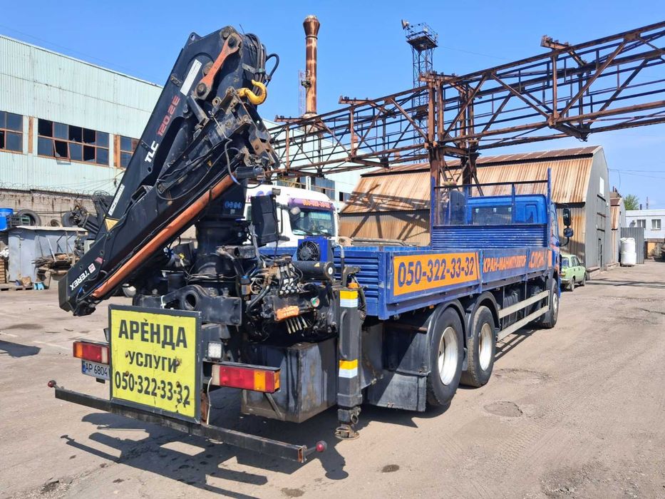 Продам авто DAF CF-75 с Mанипулятором ТЕРЕХ 120.2Е (заводской).