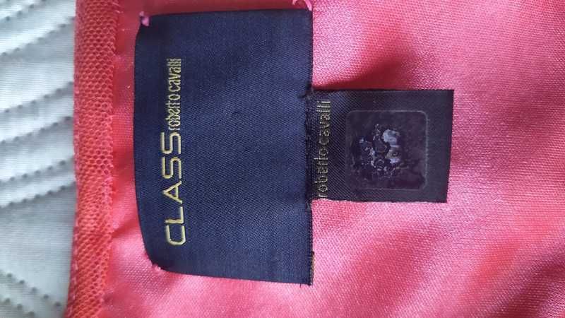 vestido cocktail rosa roberto cavalli