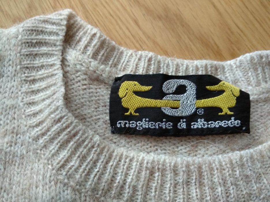 Шерстяной свитер maglierie di albaredo, Италия, вовняний светр Італія