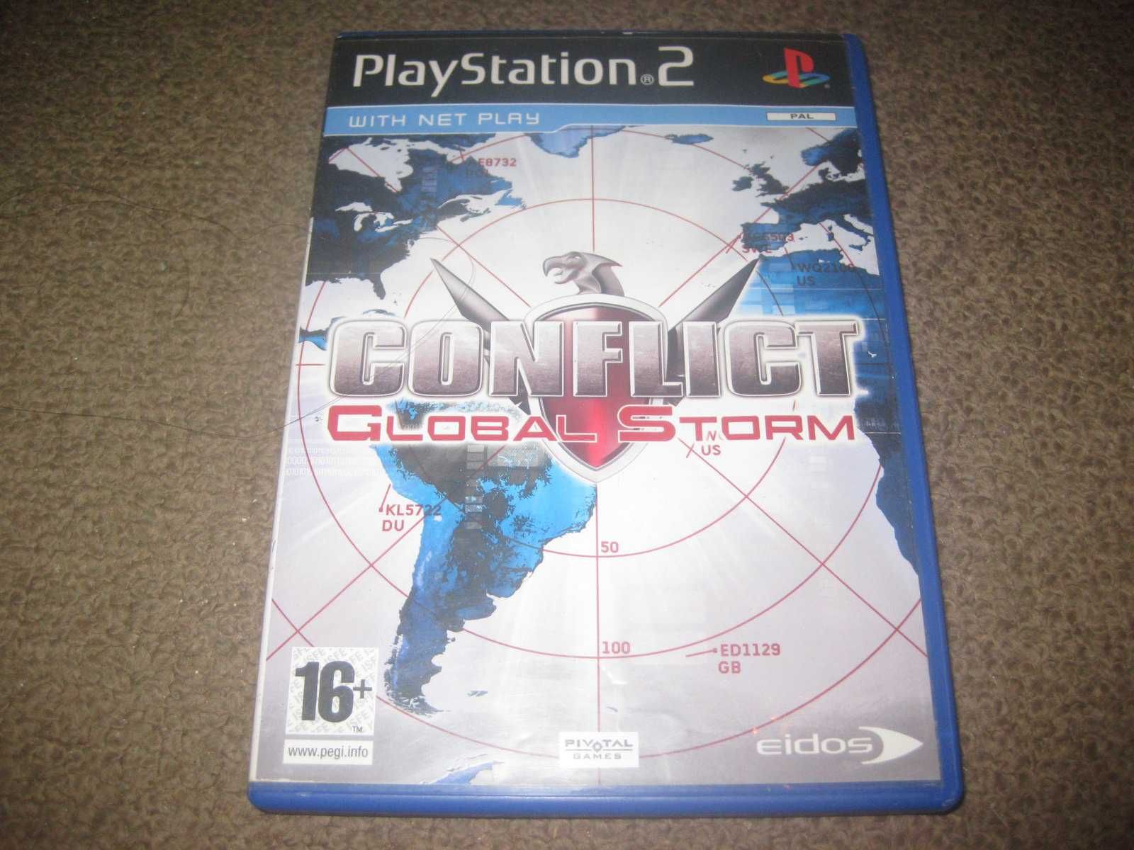 Jogo "Conflict: Global Storm" para Playstation 2/Completo!