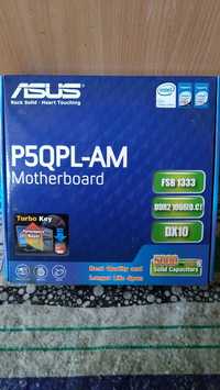 Комплект Asus P5QPL-AM (DDR2) + Intel Pentium E6300 + 3Гб DDR2 +куллер