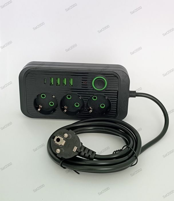 Удлинитель + сетевой фильтр + 4 usb-порта