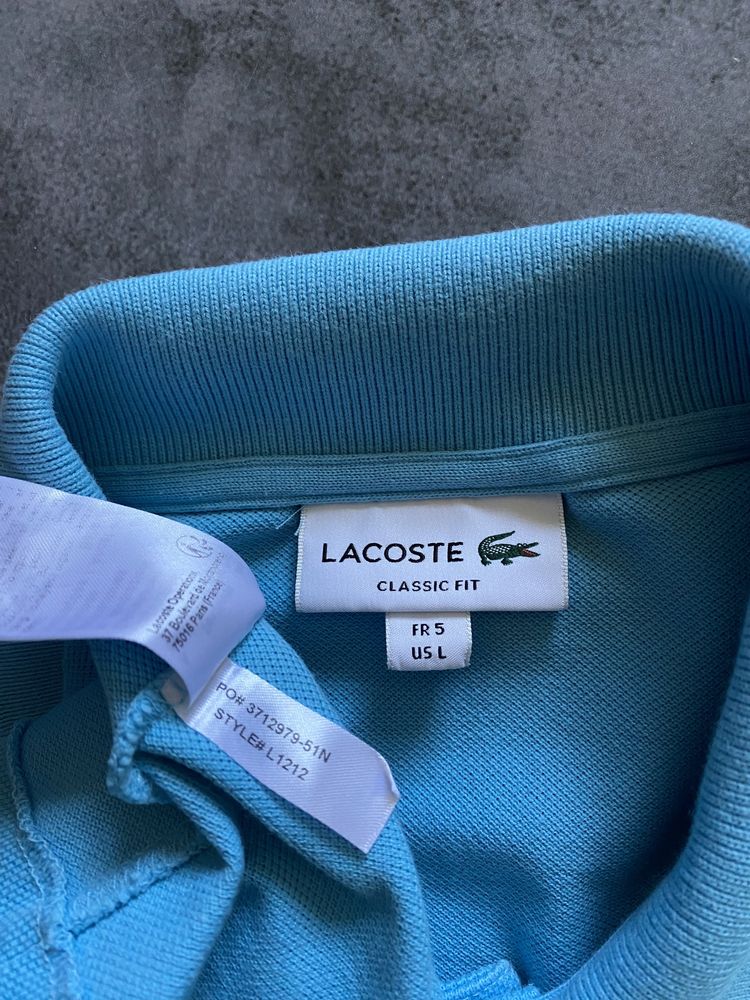 Поло футболка Lacoste мужское оригинал