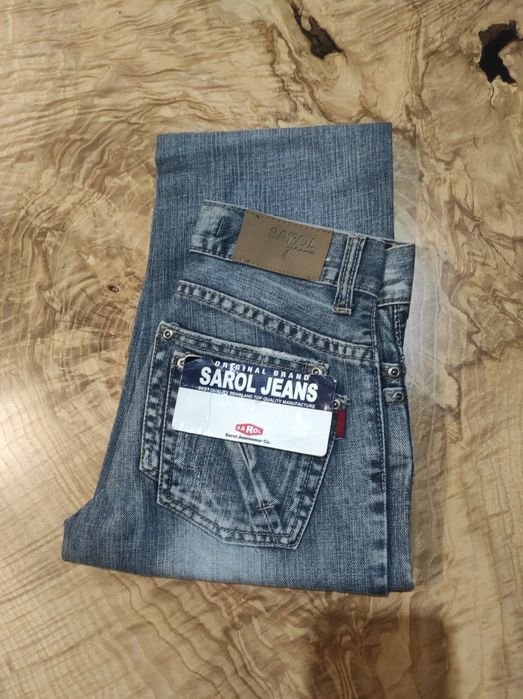 Spodnie chłopięce jeansowe 66cm w pasie