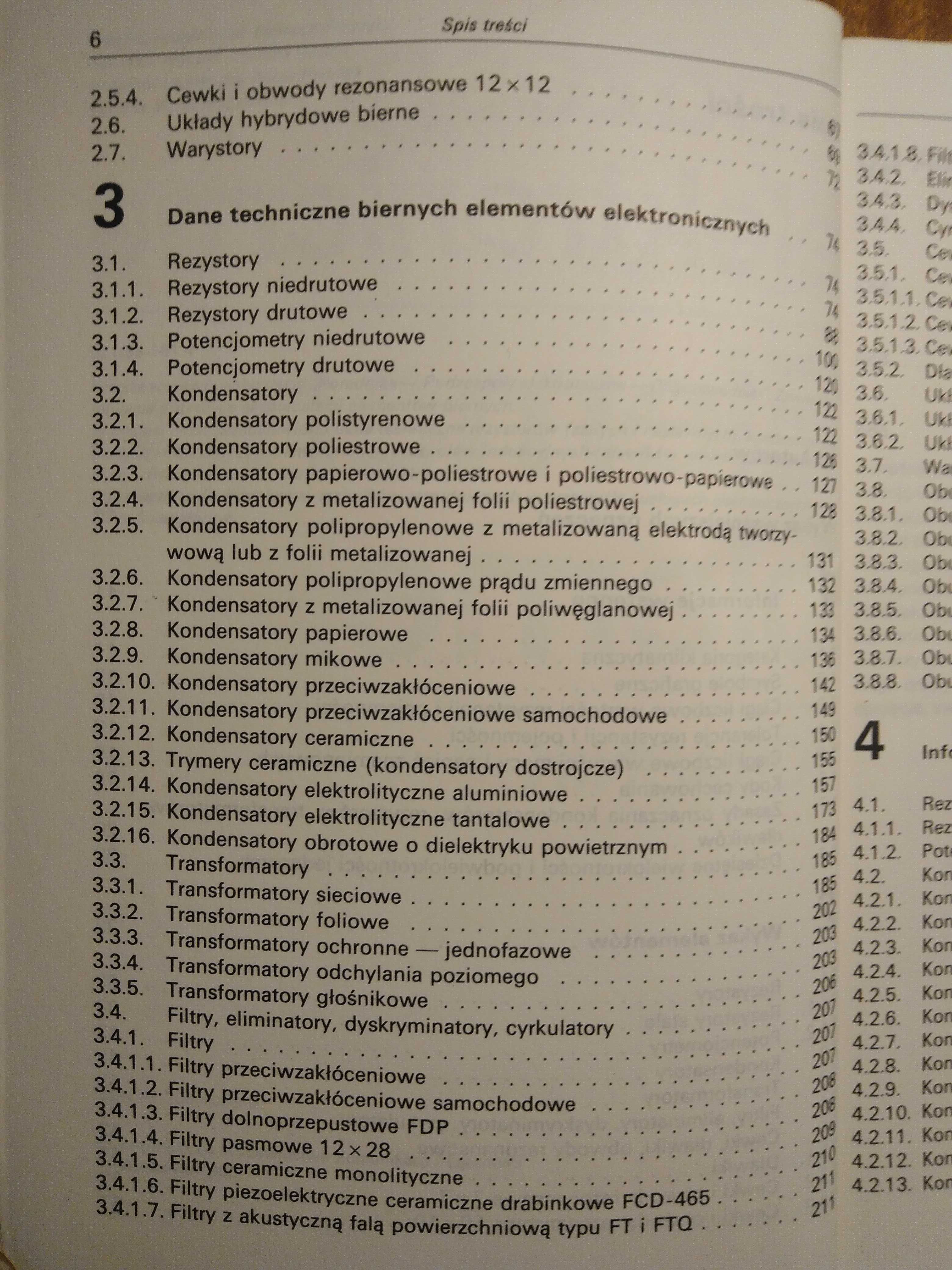 Podzespoły elektroniczne. Elementy bierne. Poradnik