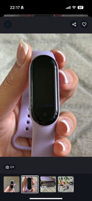 Mi band 5 фітнес браслет годинник