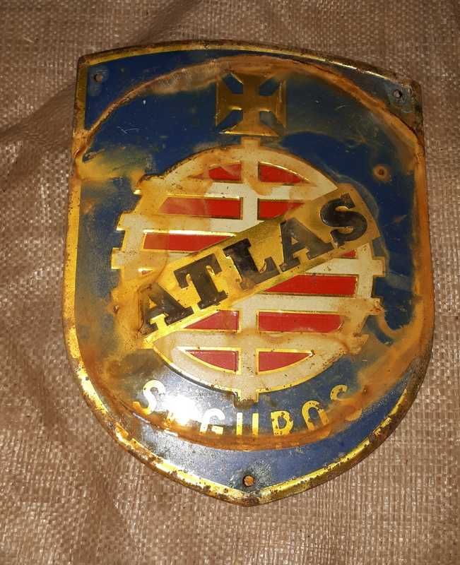 Chapas Antigas Companhia de Seguros Confiança e Atlas