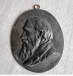 Plakietka Ignacy Kraszewski 1897 Godecki