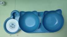 GATOS Comedouro Duplo Com Bebedouro