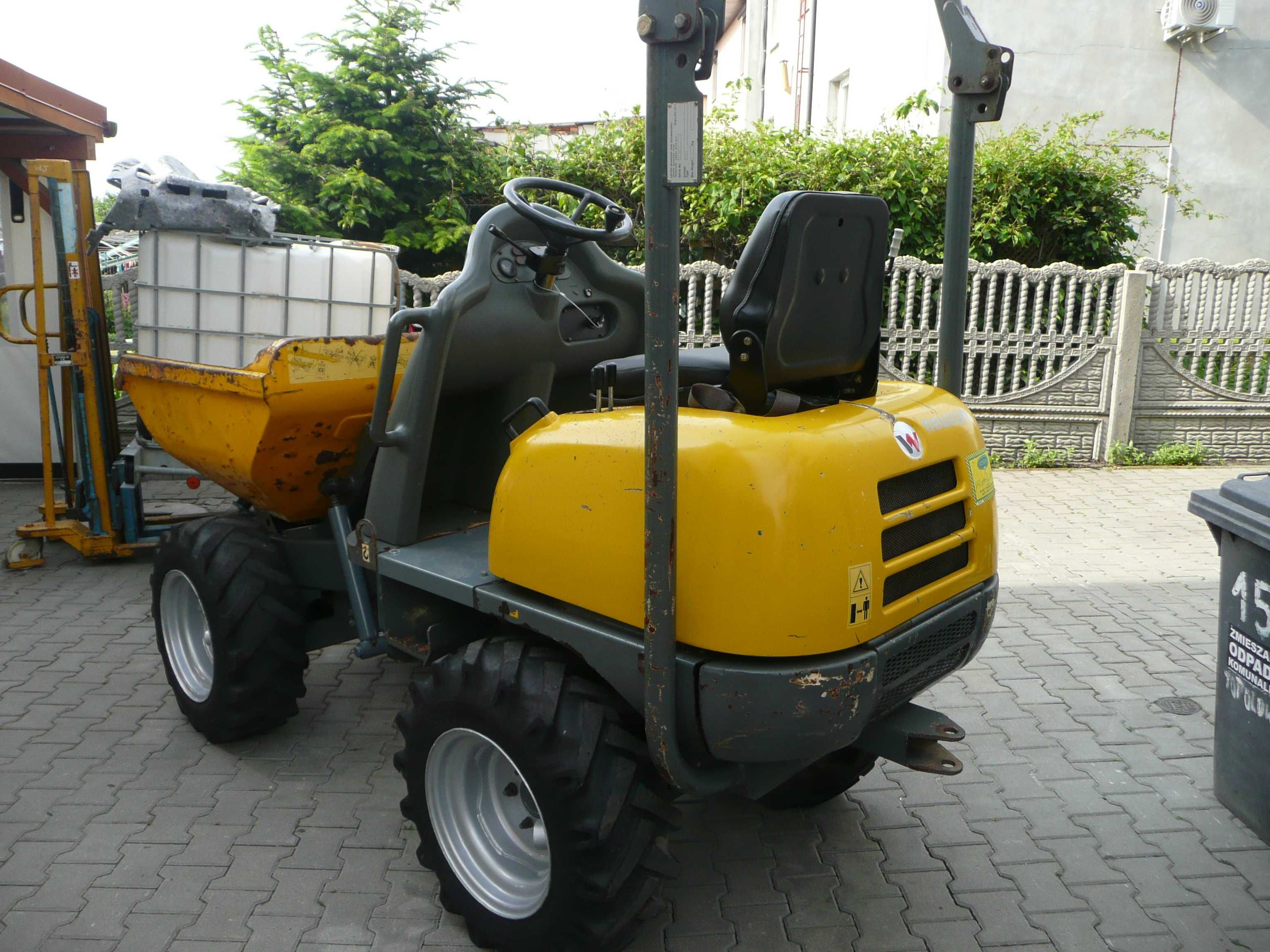 Wozidło budowlane Wacker Neuson 1T 2007 r.