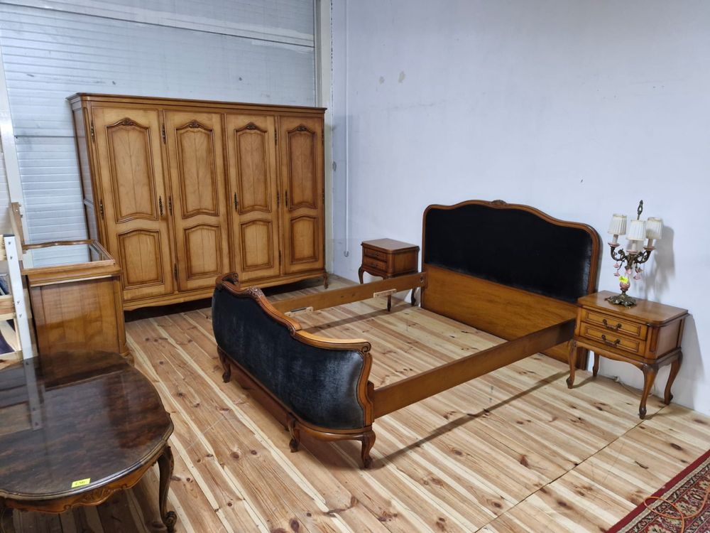 Sypialnia ludwikowska komplet drewniana sypialnia stylowa