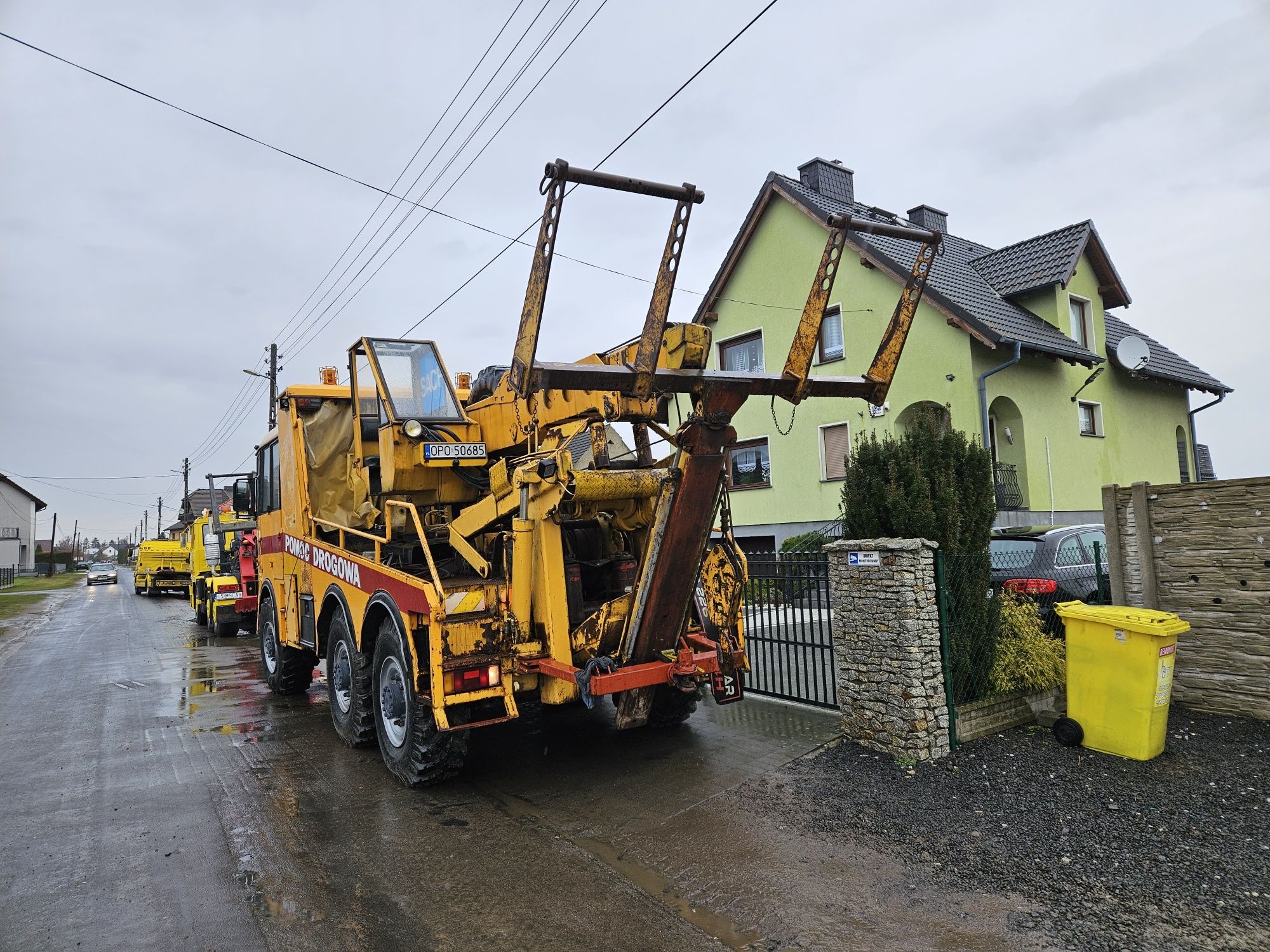 Pomoc Drogowa Holownik 6x6 rotator widelec 5 wciągarek