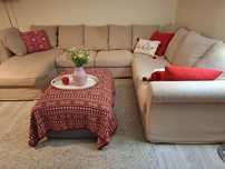 Sofa narożna 5-os z szezlongiem IKEA z