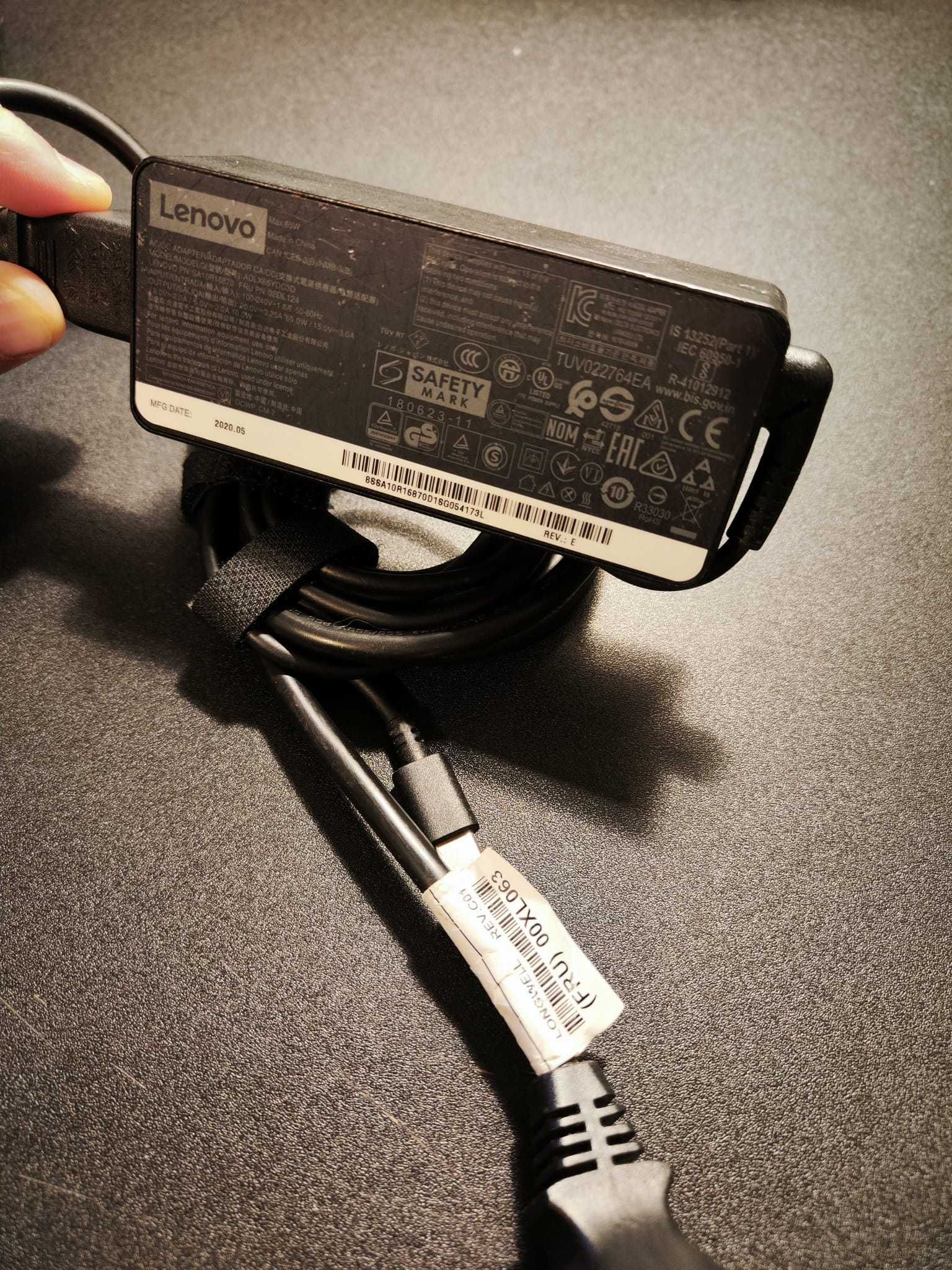 Zasilacz Lenovo USB-C 65W oryginał