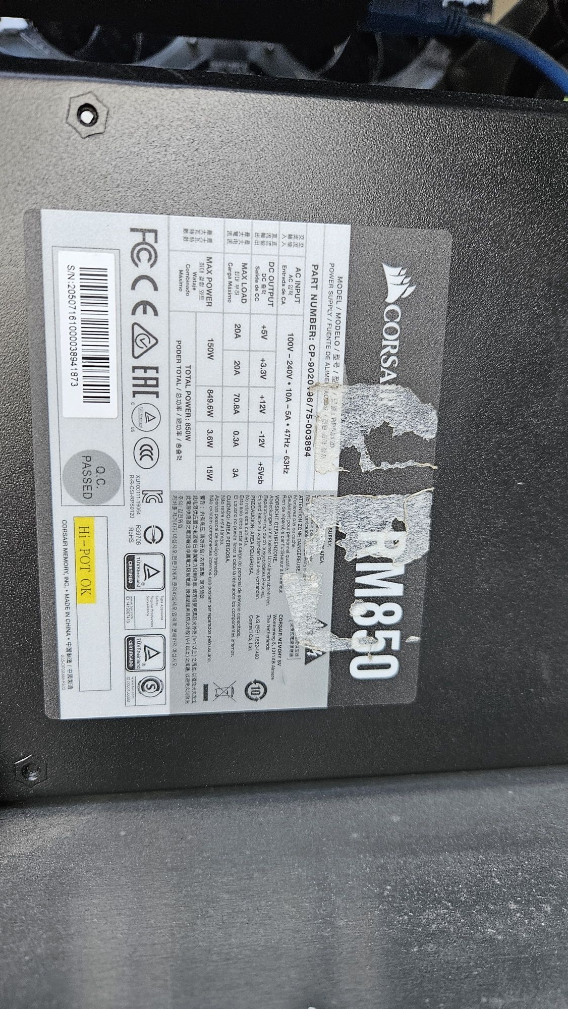 Koparka kryptowalut 5x RTX2070 super + RTX2080ti