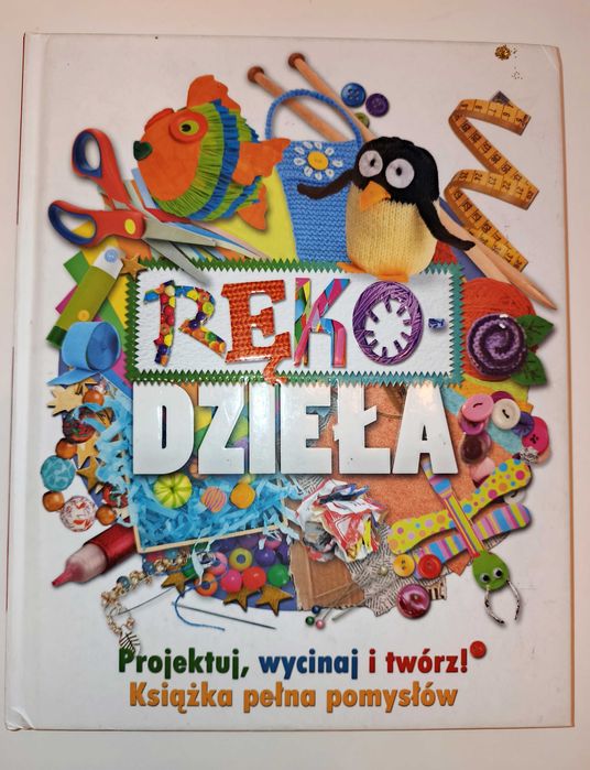 Rękodzieła, duży format,  twarda oprawa, 120 stron, stan bardzo dobry
