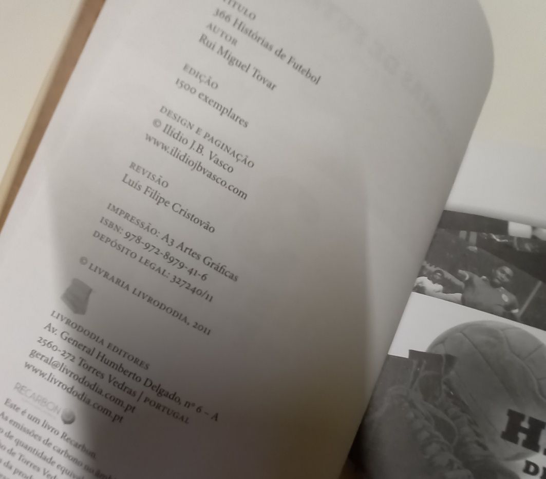 366 Histórias de Futebol de Rui Miguel Tovar