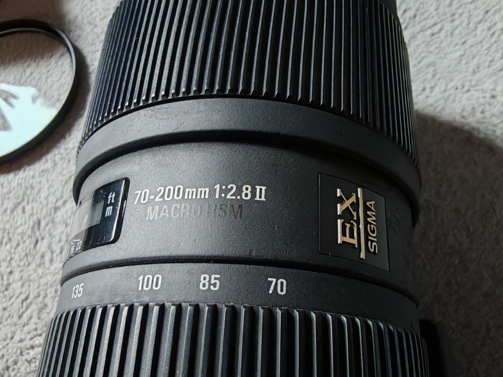 Sigma 70-200mm f/2.8 II EX APO DG Macro HSM Nikon F, bardzo dobry stan