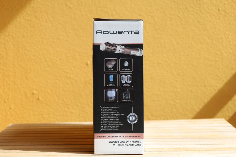 Modelador de Cabelo Rowenta Brush Activ Premium Care - Novo e selado