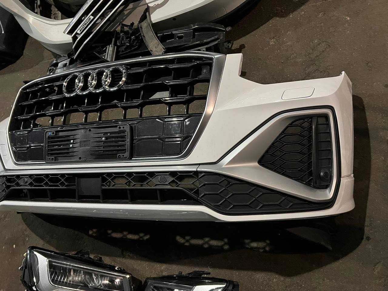 Бампер Audi Q2 81A Фары Решётка Ауді ку2 Оптика Фари Фонари Ауди Радар