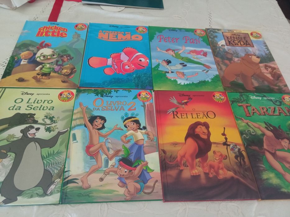 Livros da Disney  Clube do Livro são 8