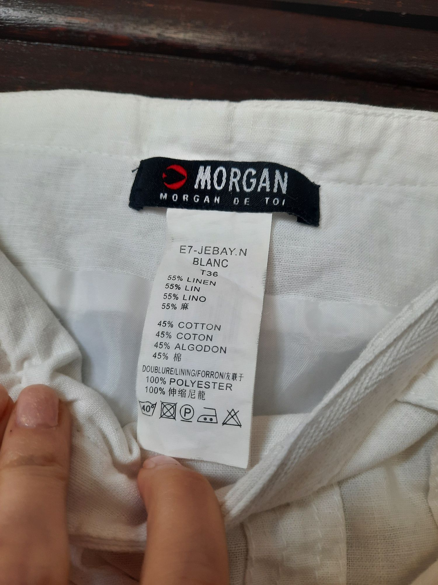 Lniana spódnica Morgan plisy golf pnterest rozmiar 36