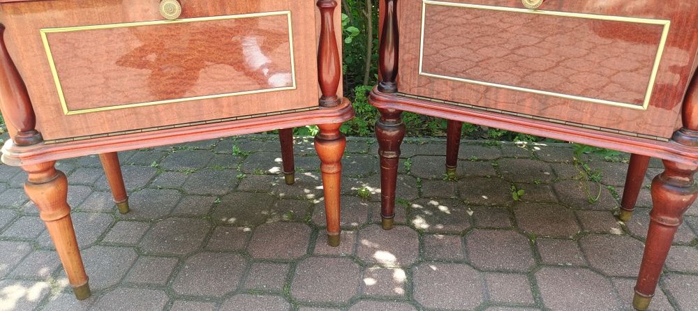 Piękne szafki nocne Vintage PRL Ludwikowskie