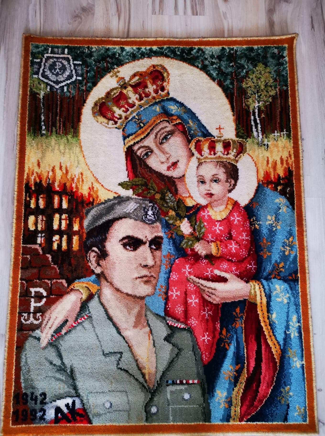 Obraz dywanowy na ścianę, Powstanie Armii Krajowej