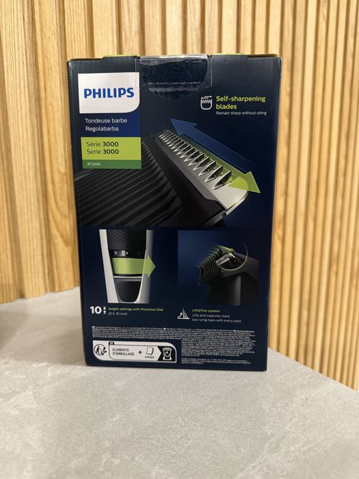 Тример Philips Beardtrimmer series 3000 BT3206/14