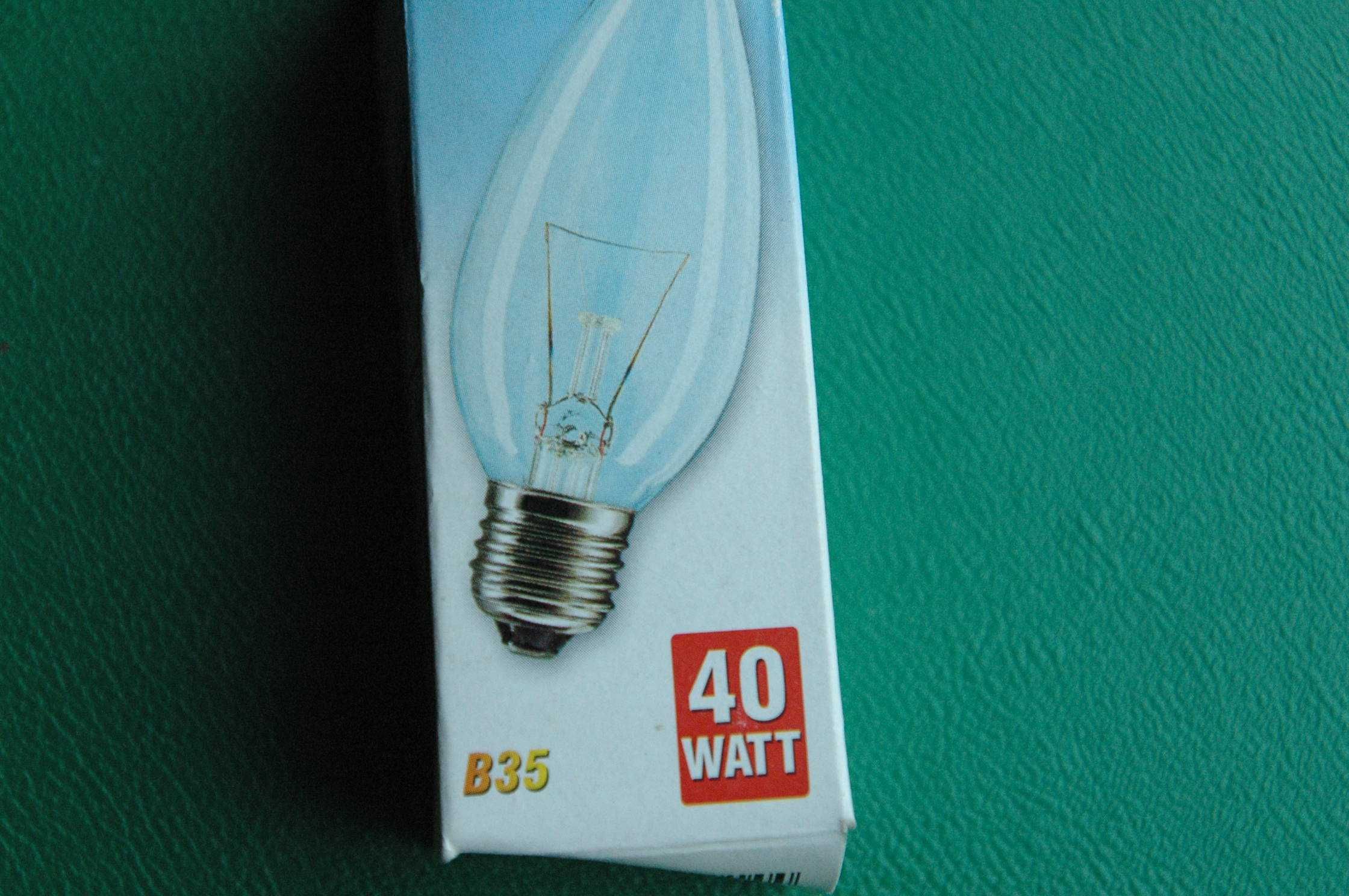 żarówki świecowe mały gwint E14 25W  komplet 10szt