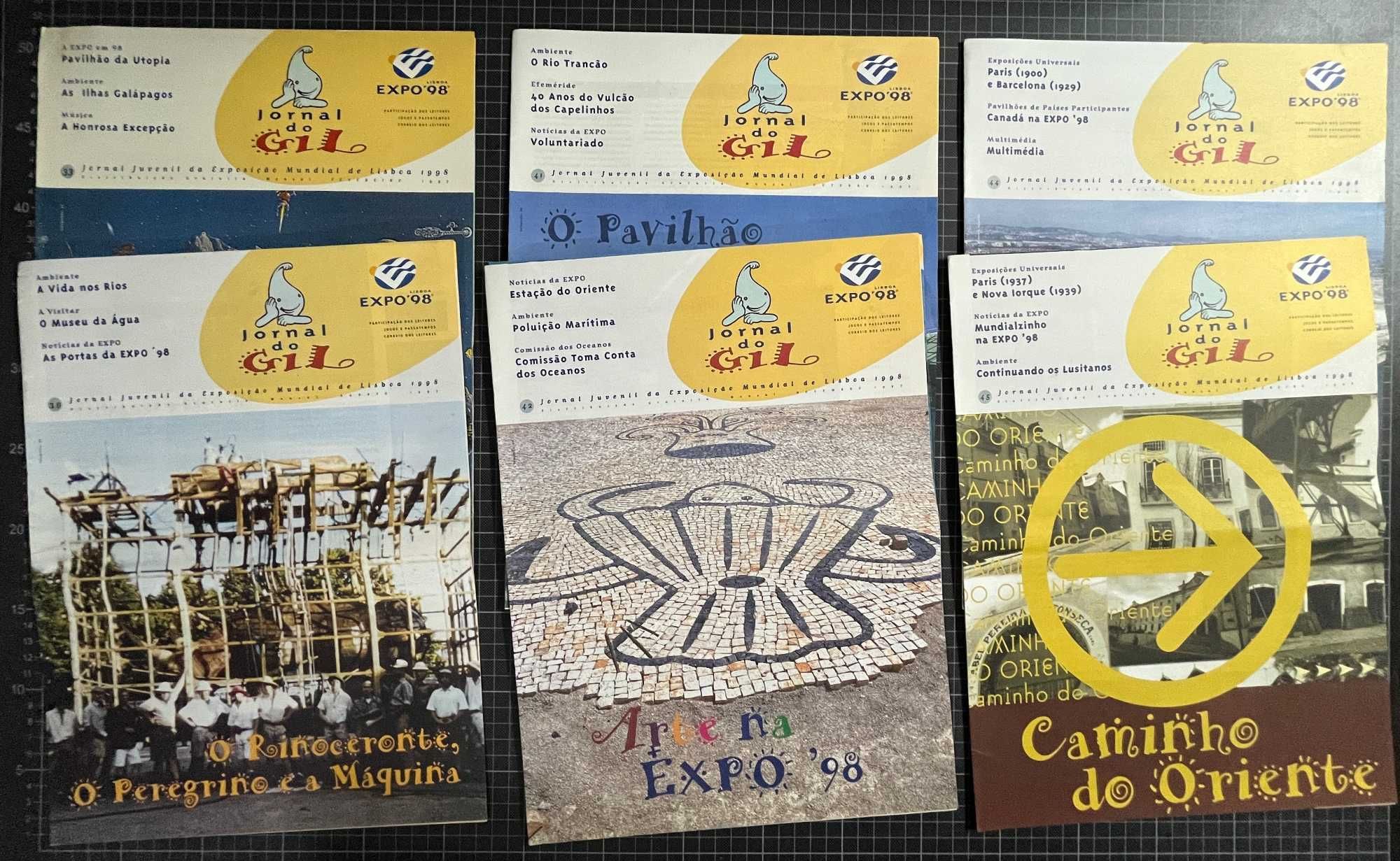 Lote de publicações da EXPO 98