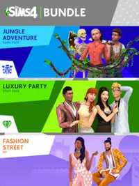 3 dodatki The Sims 4 gra PC przygoda dżungli wytworne przyjęcie