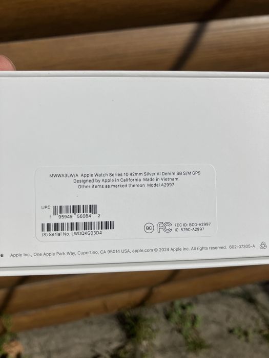 Apple Watch 10 series 42 mm Silver
