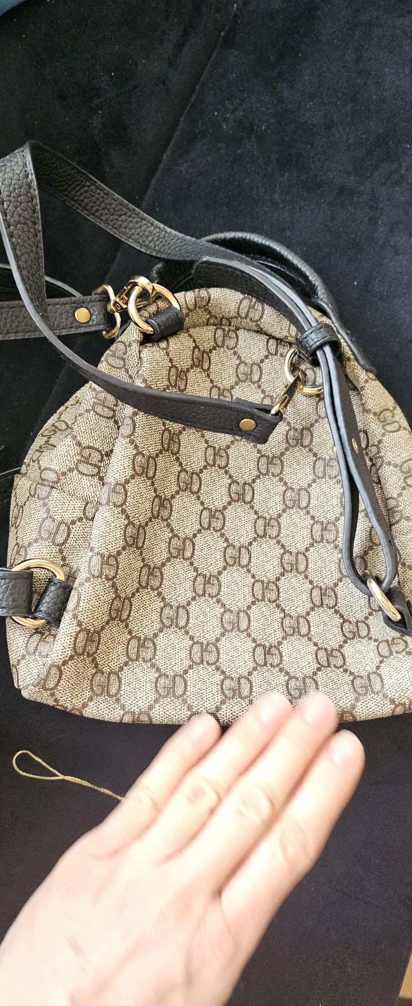 Plecak na Gucci braz