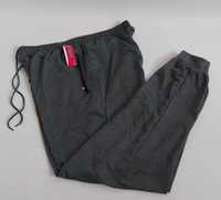 Spodnie męskie dresowe ściągacze szare LINTEBOB RP-46741-TLK r. 8XL