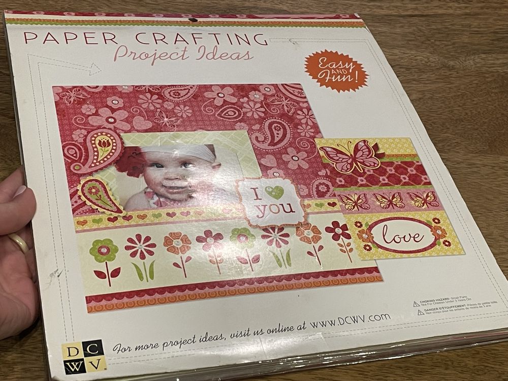 Nowy zestaw 24szt papier scrapbooking kryształ górski prezent święta