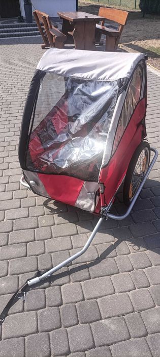 Riksza ,przyczepka rowerowa dwuosobowa