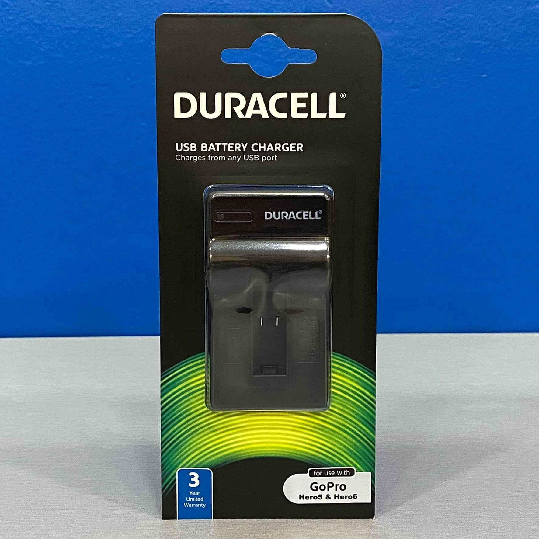 Carregador Duracell - GoPro Hero 5/6/7/8 (NOVO)