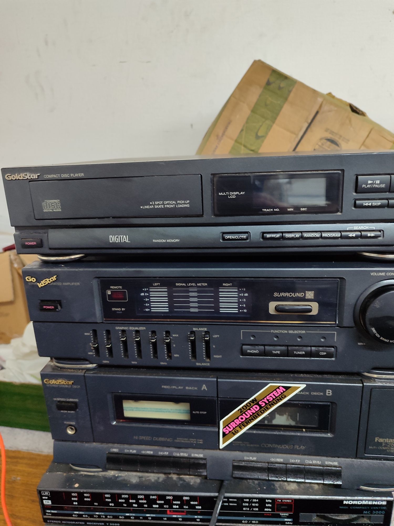 Sprzęt Audio CD kaseta i inne GoldStar sprawny możliwa wysyłka