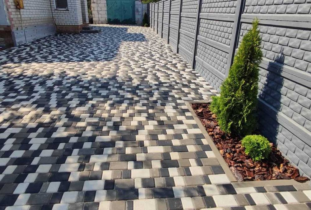 《 Дешева та Якісна 》Тротуарна плитка - Бруківка - Поребрик - Брусчатка